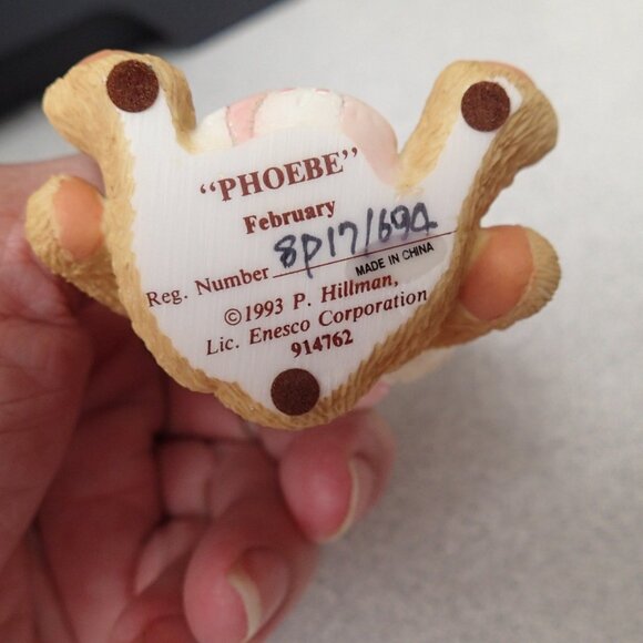 Cherished Teddies Be Mine February Bear Figurine - Picture 2 of 7